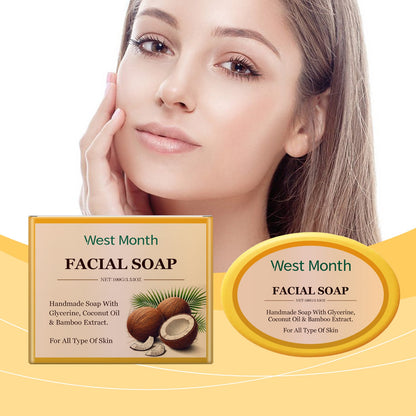 Cleansing Soap, Moisturizing, Gentle, Clean, Soft, Moisturizing, Refreshing, Oil-Control Hand-Made Cleansing Soap