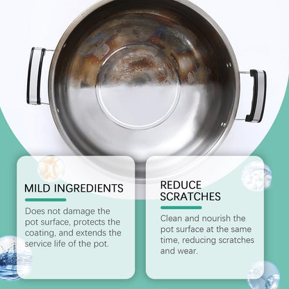 Pan Cleaner, Pan Bottom Grease Cleaner To Remove Oil And Scale Cleaning Polishing Anti-Rust Cleaning Liquid