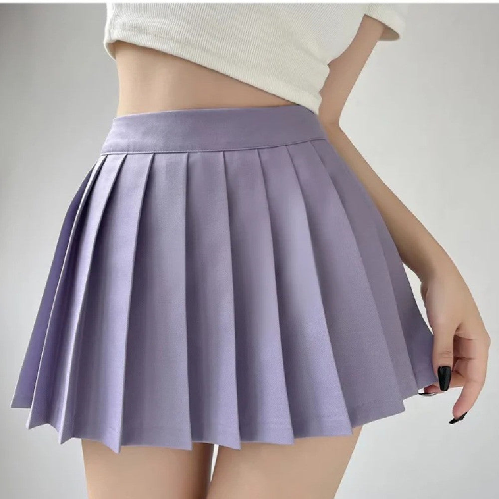 High Waist A-Line Skirt