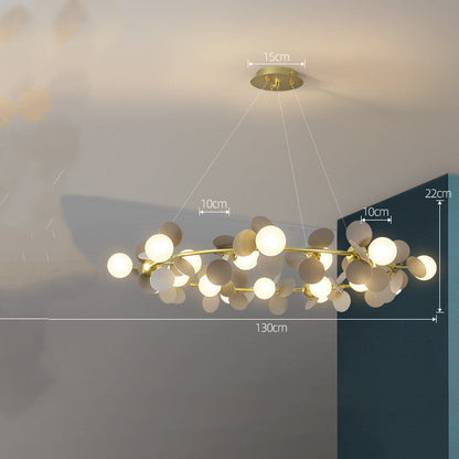 Nordic Chandelier Modern Minimalist Living Room Bedroom Lighting