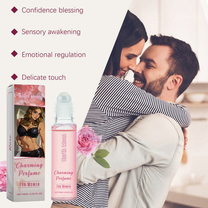 Rose Pheromone Roll-On Perfume For Women Portable Fragrance Light Fresh Niche Perfume