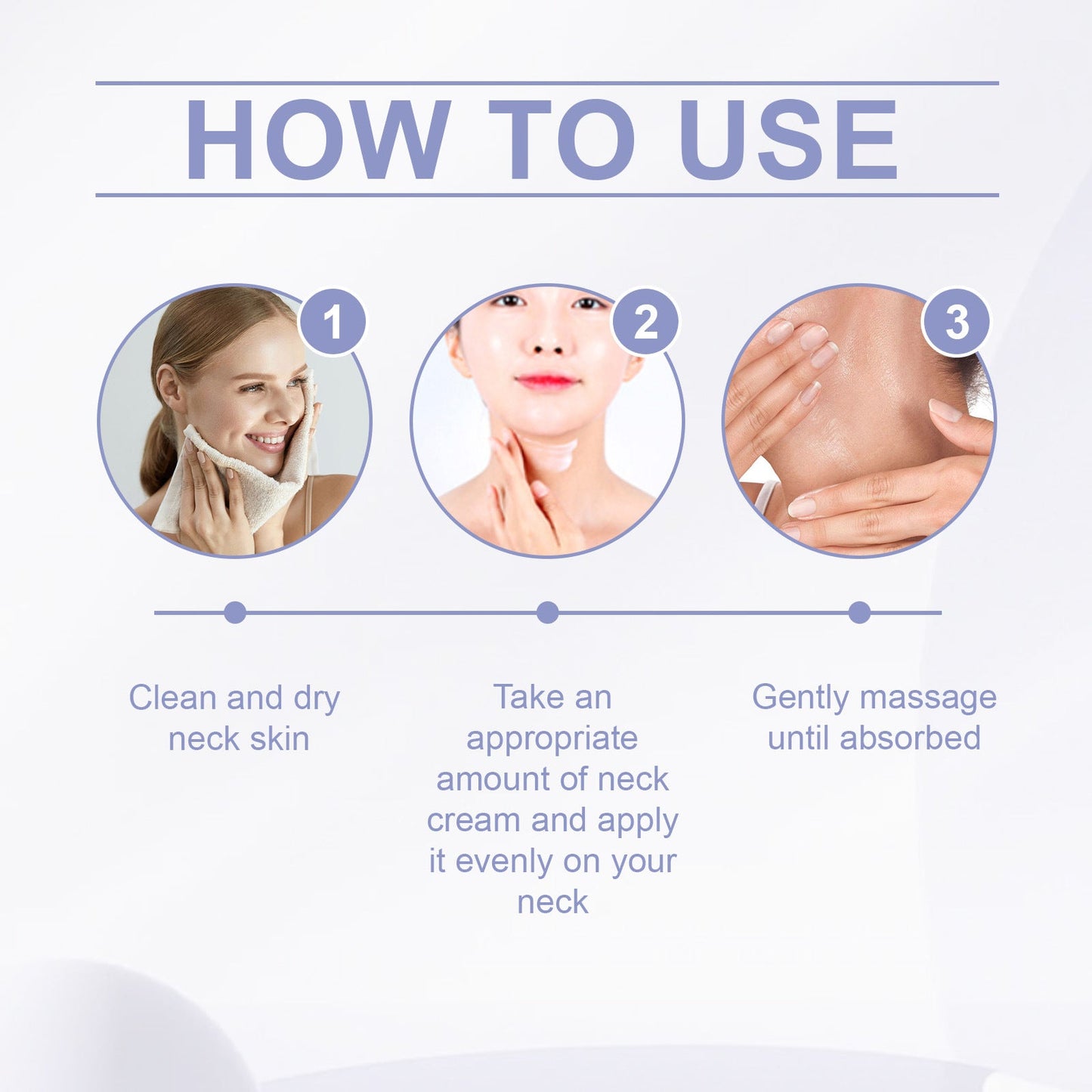 Ouhoe Neck Firming Cream, Gently Nourishes Wrinkles, Improves Skin Elasticity, Moistens And Moisturizes Neck Repair Cream