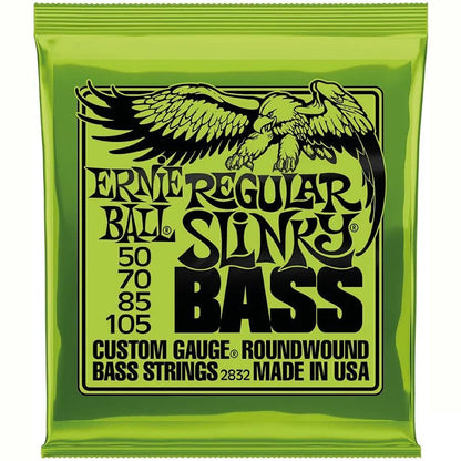 Ernie Ball Hyper Slinky Nickel - Wound Bass Guitar Strings, Gauge 40 - 100 (P02841)