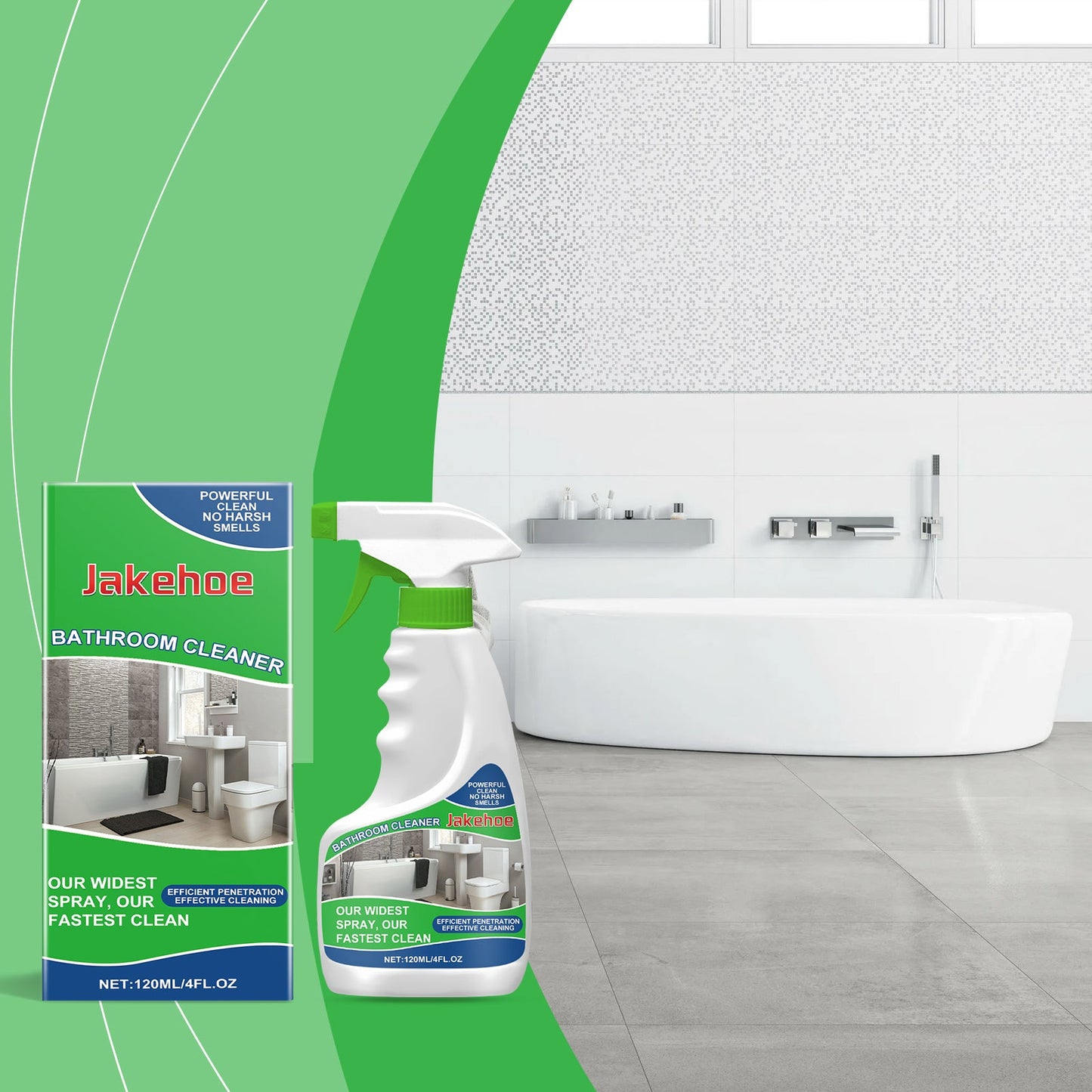 Bathroom Cleaner, Wash Bathtub Sink Toilet Toilet Tile Decontamination Cleaning Spray