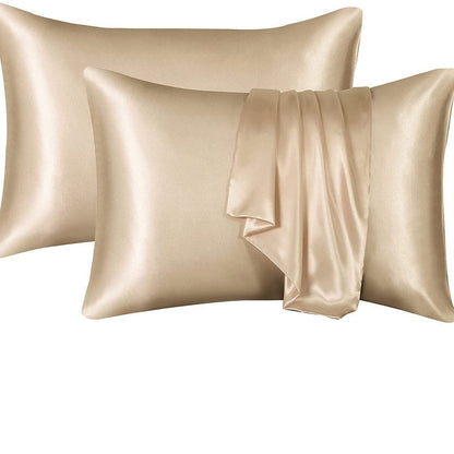 Satin pillowcase solid color pillowcase