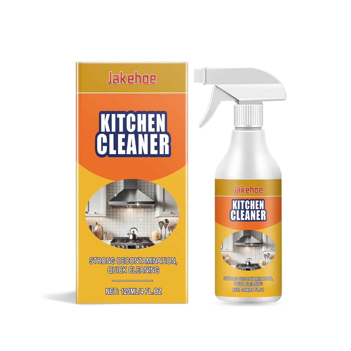 Kitchen Grease Cleaner Kitchen Hood Cooktop Grease Cleaner Multi-Effect Decontamination Cleaner