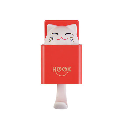 Creative nail free adhesive hook, plastic hook, wall hook, door mounted adhesive hook, clothes, shoes, hats, multi-purpose hook