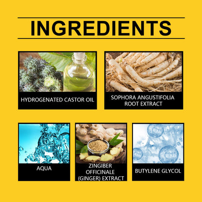 Ginger Hair Essential Oil Ginger Plant Extract Gently Nourishes And Moisturizes Hair And Scalp