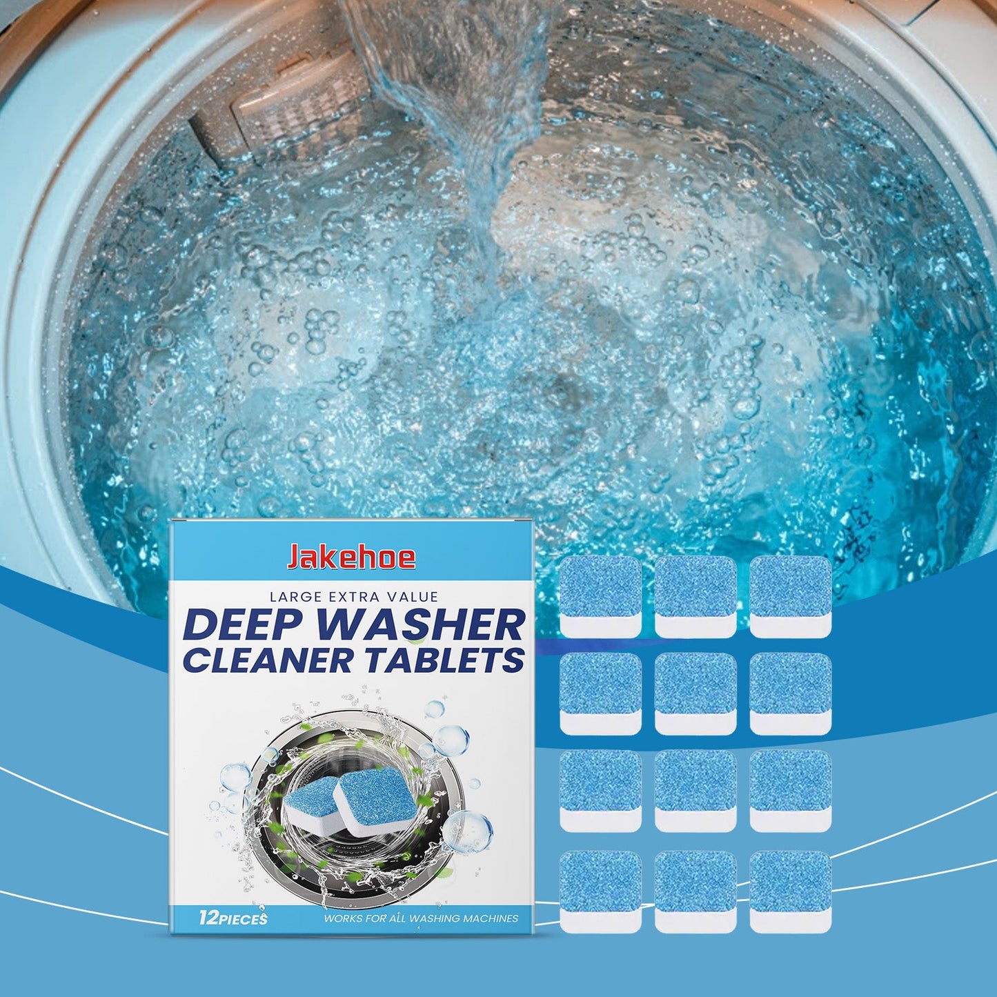 Washing Machine Cleaning Effervescent Sheet Cleaning Dirt Odor Retention Cylinder Cleaning Sheet