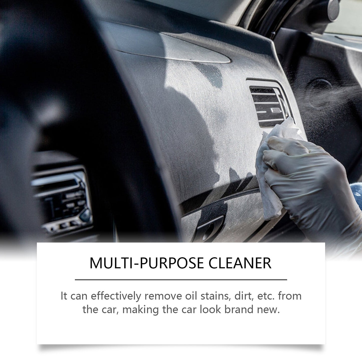 Multi-Functional Interior Cleaner The Interior Of The Steering Wheel Seat Is As Bright As A New Cleaner
