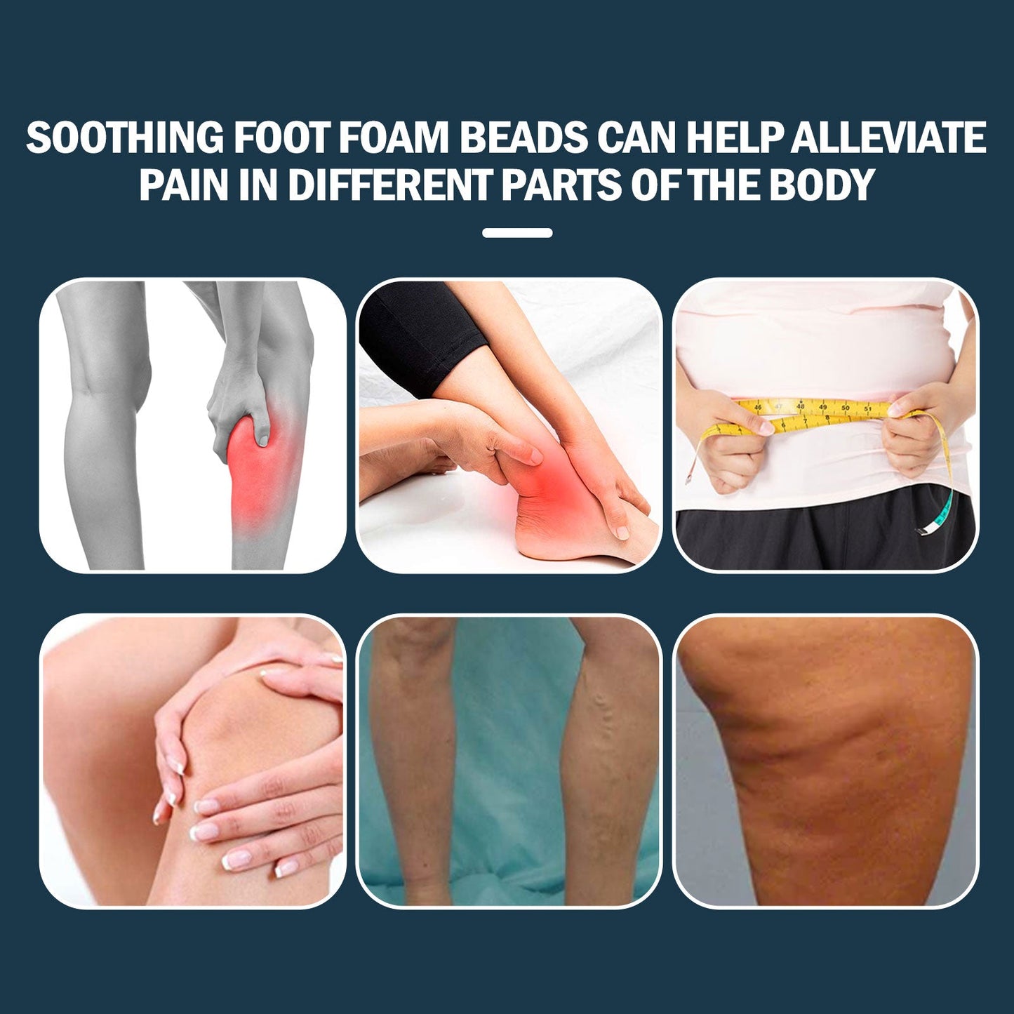 Soothing & Reviving Foot Soak, Slimming Body Sculpting Relieves Venous Joint Pain Body Care Foot Bath Gel