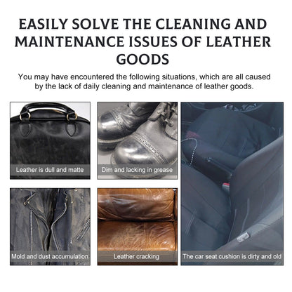 Furniture Salve, Car Leather Cushion Home Sofa Leather Shoes Cleaning Renovation Maintenance Ointment