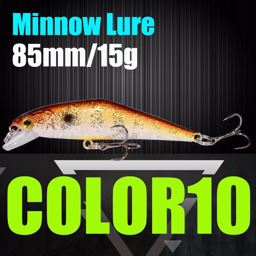 AFISHLURE Fishing Lure Wobblers Trout  85mm/15g Minnow  Hard Baits Iscas Artificial Pesca Leurre