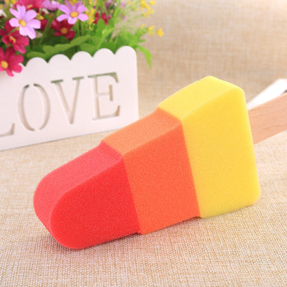 Attractive Ice-Cream-Shaped Bath Cotton Multi-Functional Ice-Cream Sponge Brush Bath Can Be Hung Water Cup Cleaning Sponge