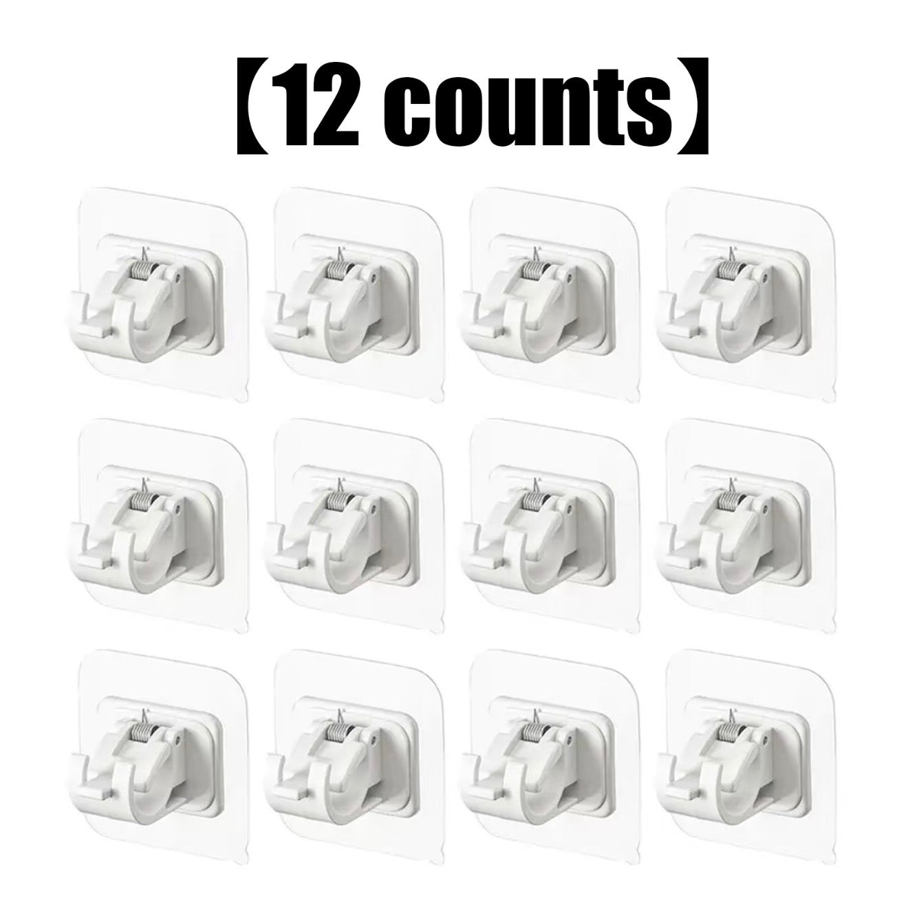 CrystalFix Curtain Rod Hooks Set
