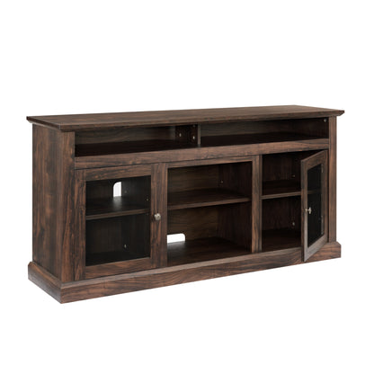 Contemporary TV Media Stand Modern Entertainment Console Brown