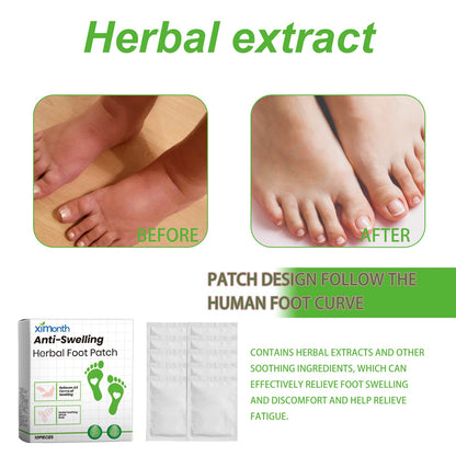 Anti-Swelling Herbal Foot Patch, Deep Cleansing Feet Relaxing Body Care Pads To Help You Sleep