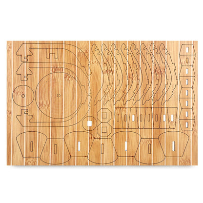 Woodcraft Assembly Kit 3D Jigsaw Puzzle - Phonograph