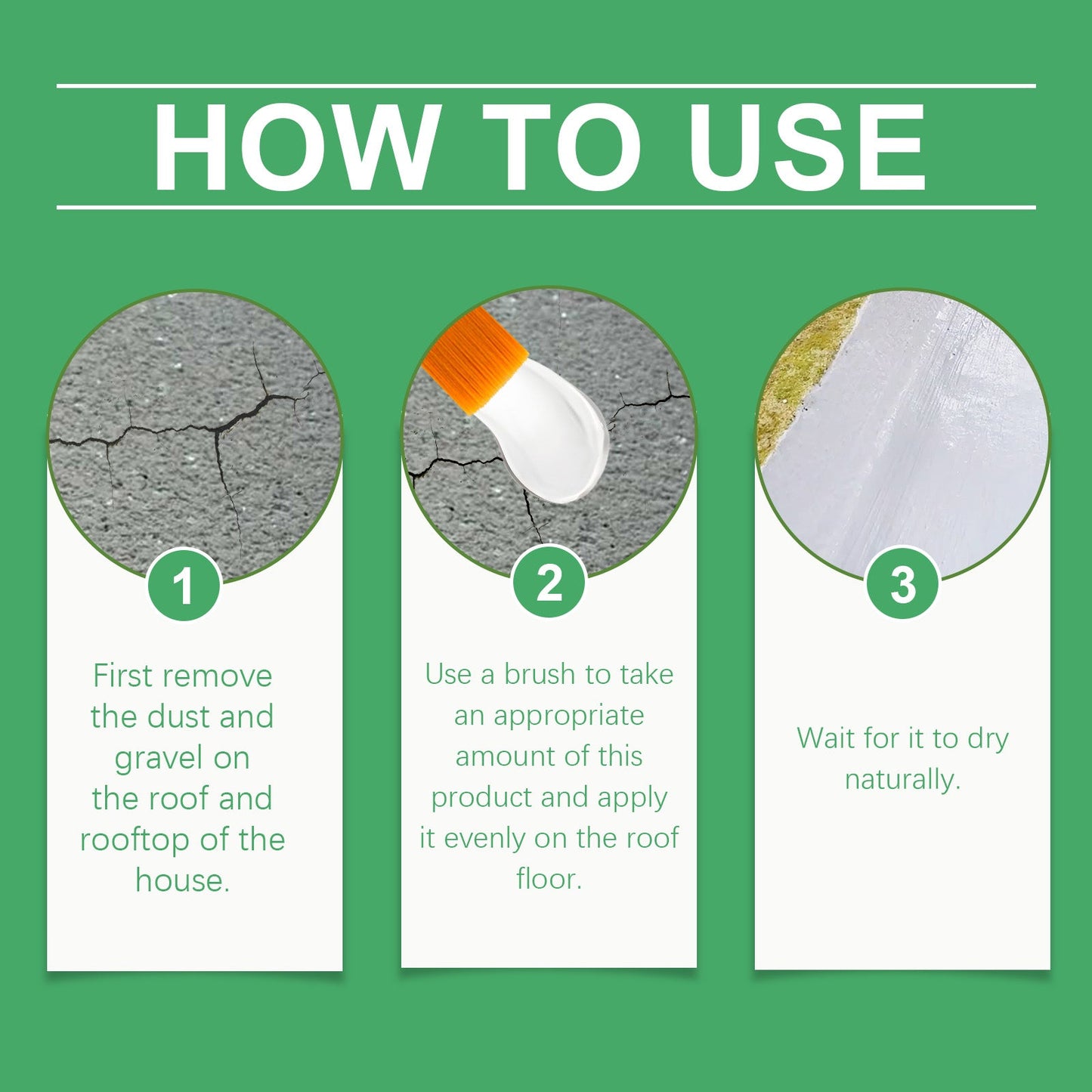 Weather-resistant roof sealing waterproof coating, home tile floor cracks waterproof and leakproof repair