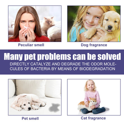 Pet Deodorant Spray To Remove Odors, Dogs And Cats To Remove Urine Odor Body Odor Feces Smell Clean Air