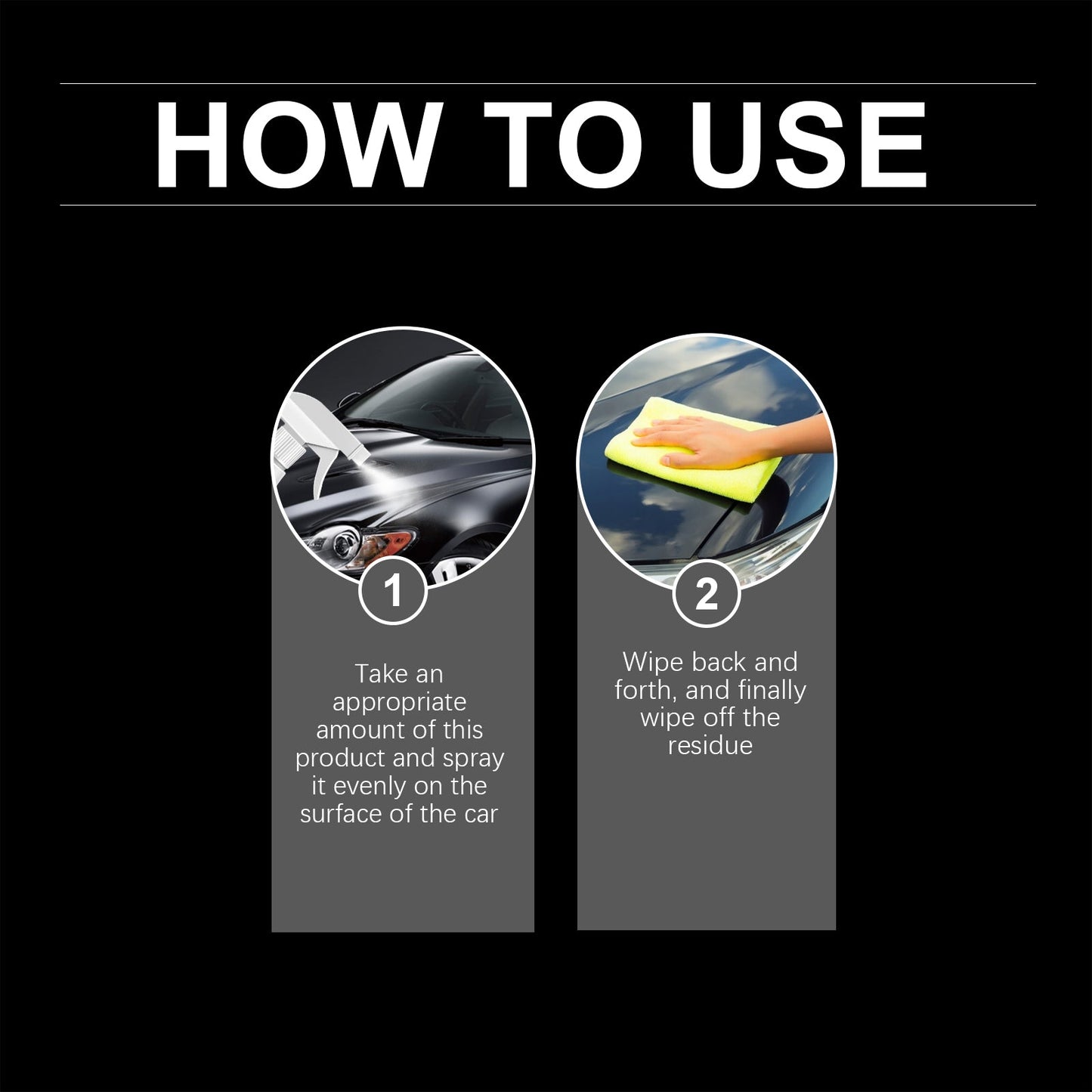 Car Surface Cleaner Wash Clean Car Body Stains Restore Bright Cleaner