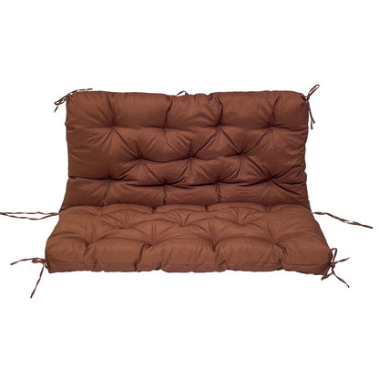 Outdoor 2/3-seater bench/swing cushions: thickened, with backrest, waterproof.