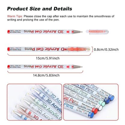 GlowLine 3D Acrylic Gel Pen