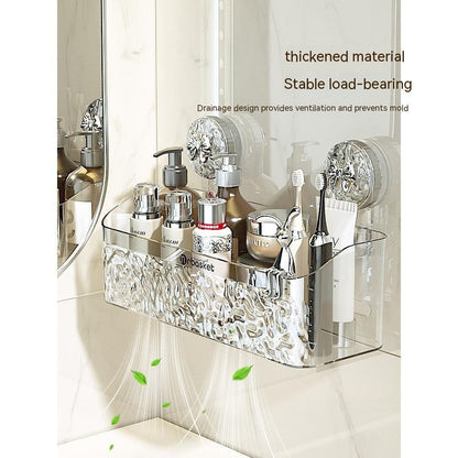 Waste Face Cloth Storage Box Bathroom Wall-mounted Shaver Storage Rack