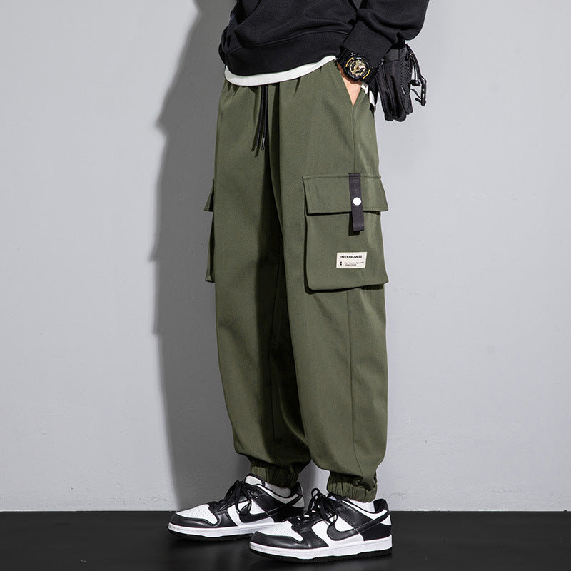 Plus Size Men's Loose Tapered Workwear Pants