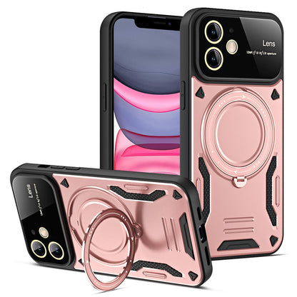 U-shield Large Window Magnetic Bracket Phone Case Advanced Sense Protective Cover