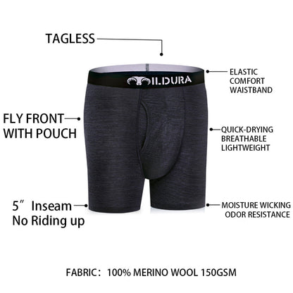 Men's Flat Sweat Wicking Breathable Underwear