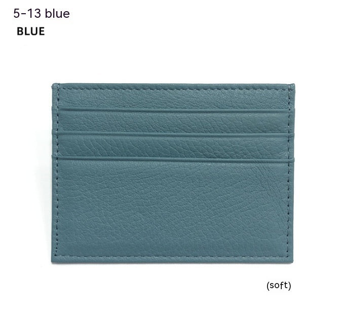 Ultra-Thin Large Capacity Cowhide Card Holder