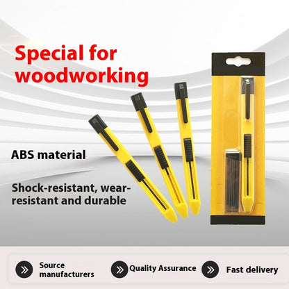 Thick-Lead Woodworking Propelling Pencil – Durable Marking Tool
