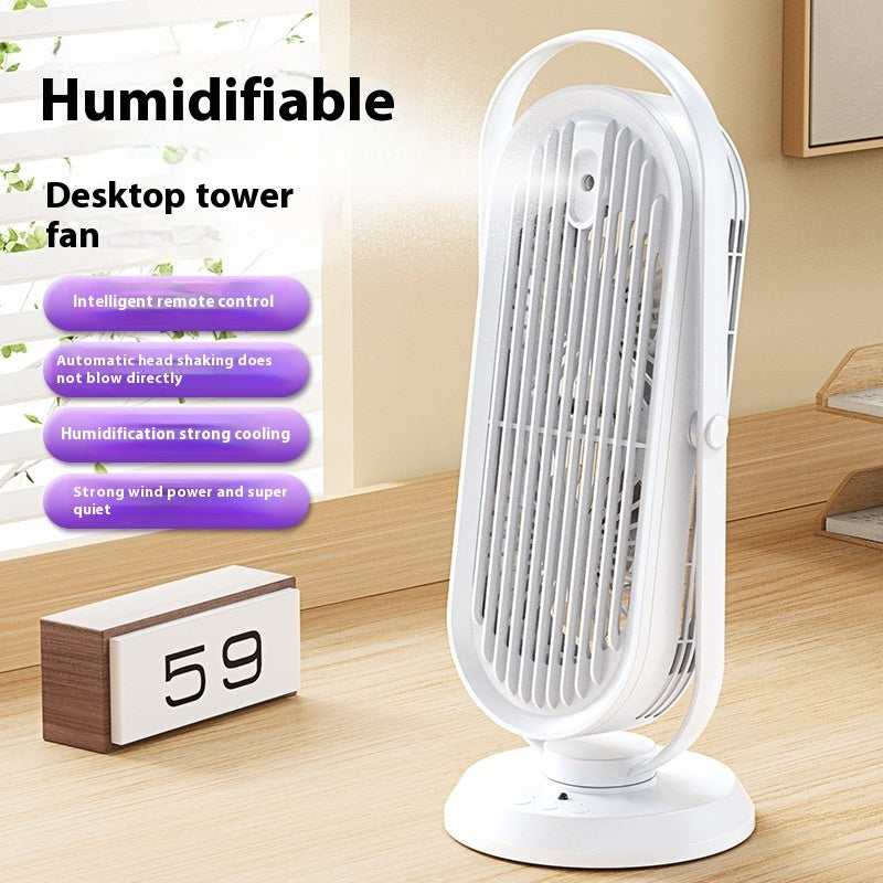 Desktop Spray Fan Remote Battery Humidifier