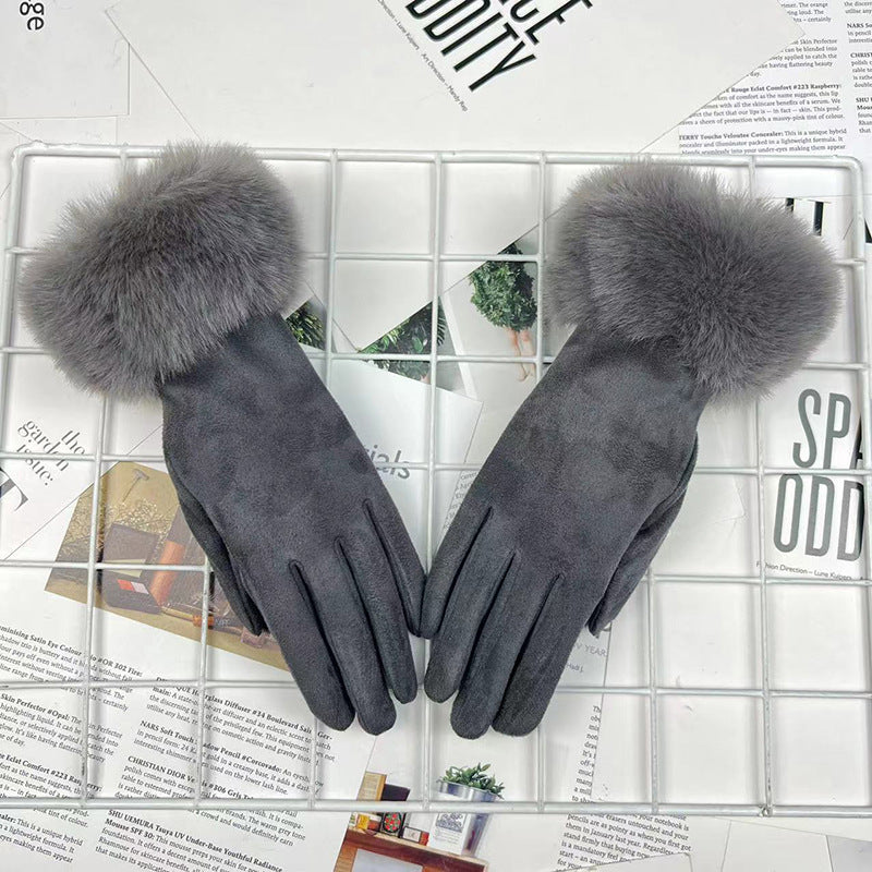 Women's Winter Riding Fleece-Lined Gloves