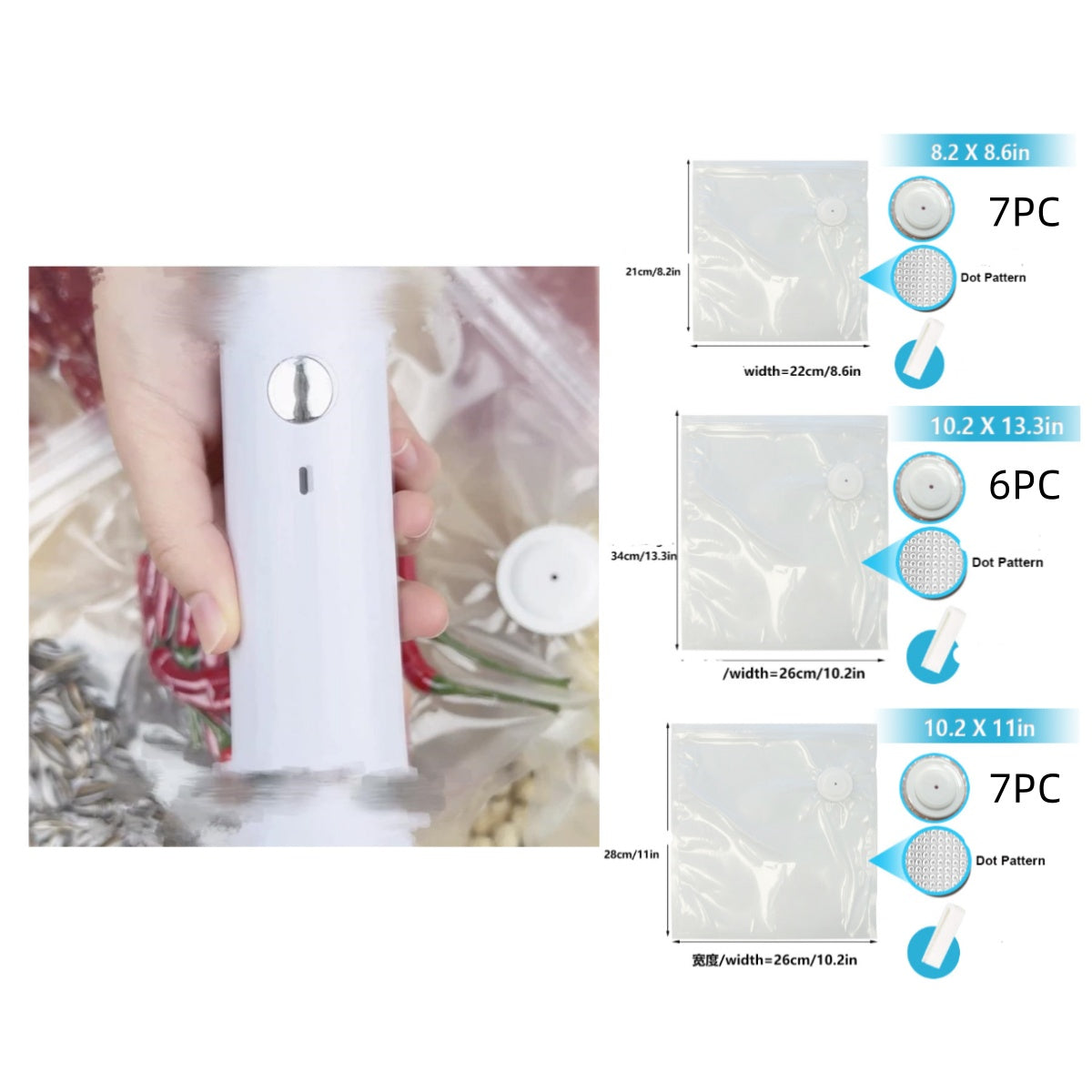 Convenient Vacuum Sealing Machine For Food Preservation Packaging
