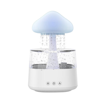 New Designed Cool Mist Essential Oil 7 Colors LED Night Light Wood Grain Cloud Rain Water Air Humidifier