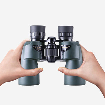 USCAMEL Binoculars 8x42 Professional Hunting Telescope Watching Birds Camping(Olive Green)