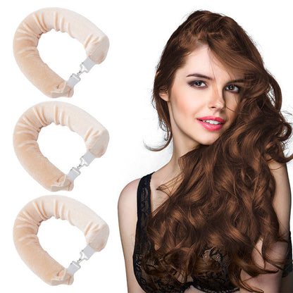 Sleeping lazy heatless hair curler simple big wave bold curling iron