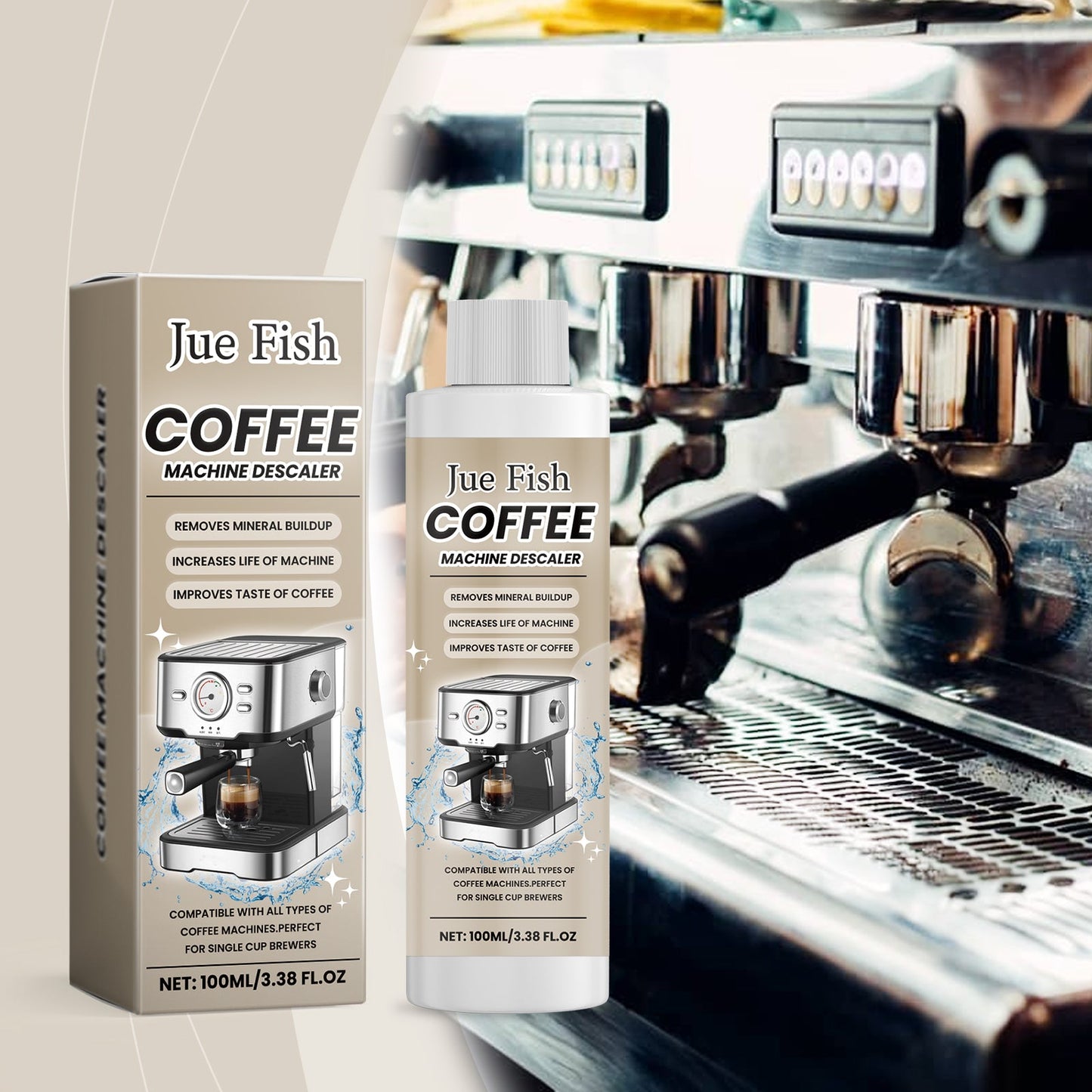 Coffee Machine Scale Remover, Coffee Machine Special Detergent Scale Stain Cleaning And Refurbishing Agent
