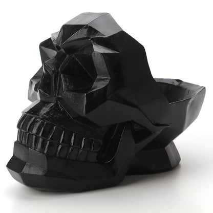 Skull desktop organizer storage box phone holder