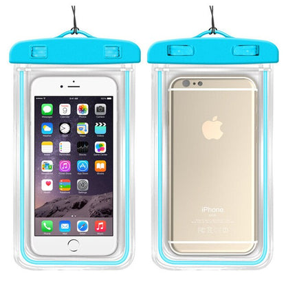 Waterproof Case for Samsung Galaxy s8 J5 s4 s5 s6 s7 Grand Prime Case Underwater Luminous Pouch Cas