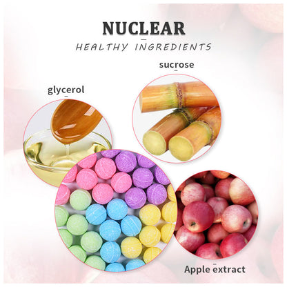 Brushed Candy Scrub Cream Fruit Fragrance Bath Salt Scrub Ball Body Scrub Cream