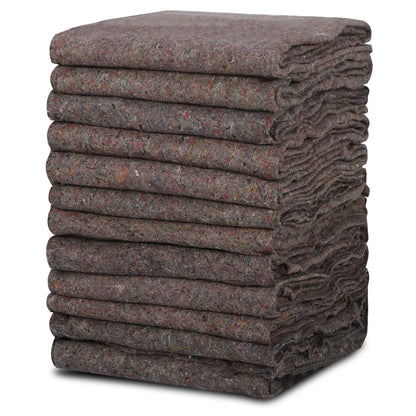 12 Pack Heavy Duty Moving Blankets 54” x 72” Shipping Furniture Protection Pads