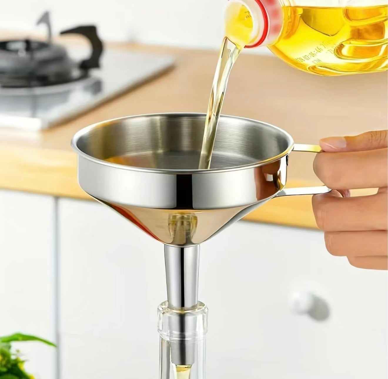 SmartStrain Kitchen Oil Funnel Filter