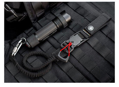 Func. tool rope, equip. tools, phone anti-loss hooks, bag & pant dec. ropes