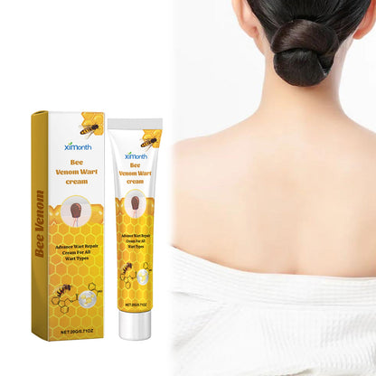 Bee Venom Wart Cream, Repair Smooth Skin Lightening Nevus Spot Nevus Cure Wart Care Cream