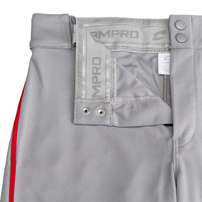 Champro Triple Crown 2.0 Baseball Knickers with Braid Grey Scarlet Size XL