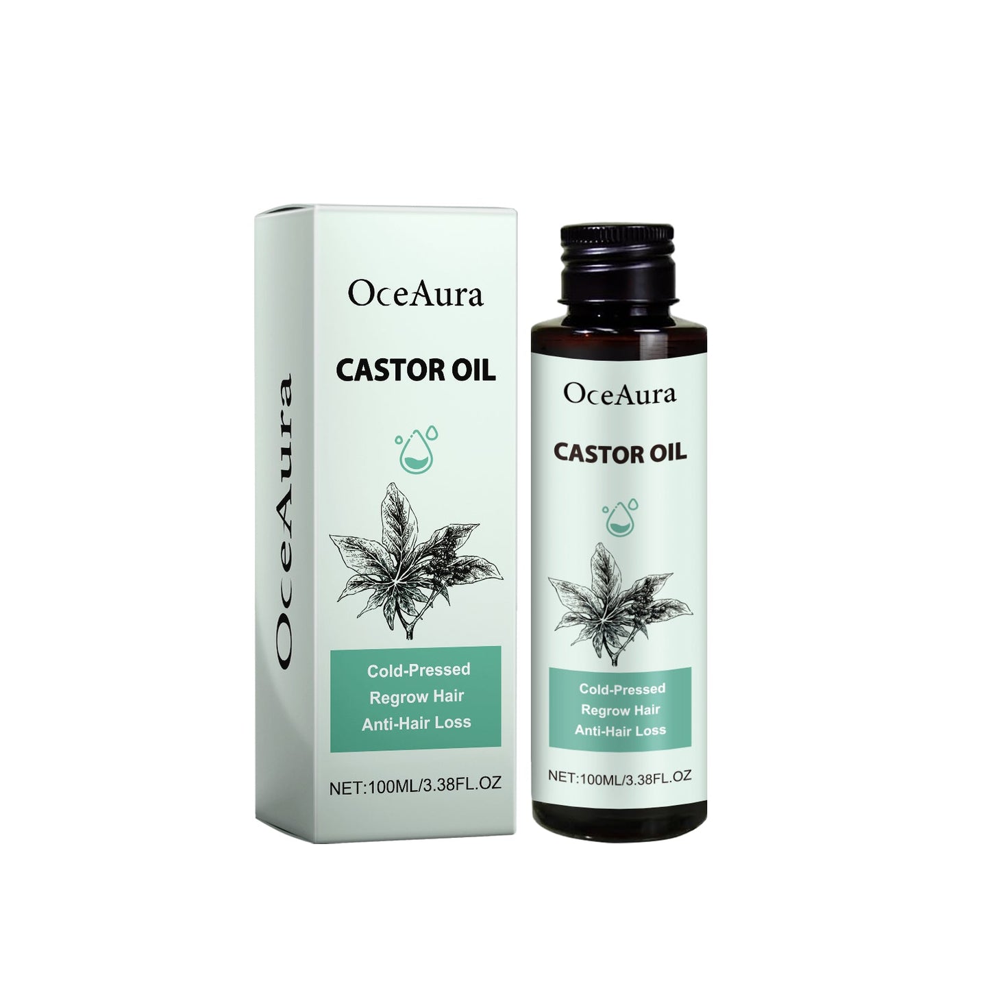 Castor Oil, Moisturize And Strengthen Hair Care Solid Hair Thick Hair Care Oil