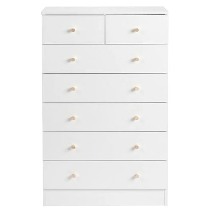 7 Drawer Dresser for Bedroom Tall Dresser Chest of Drawers Wood Bedroom Dresser